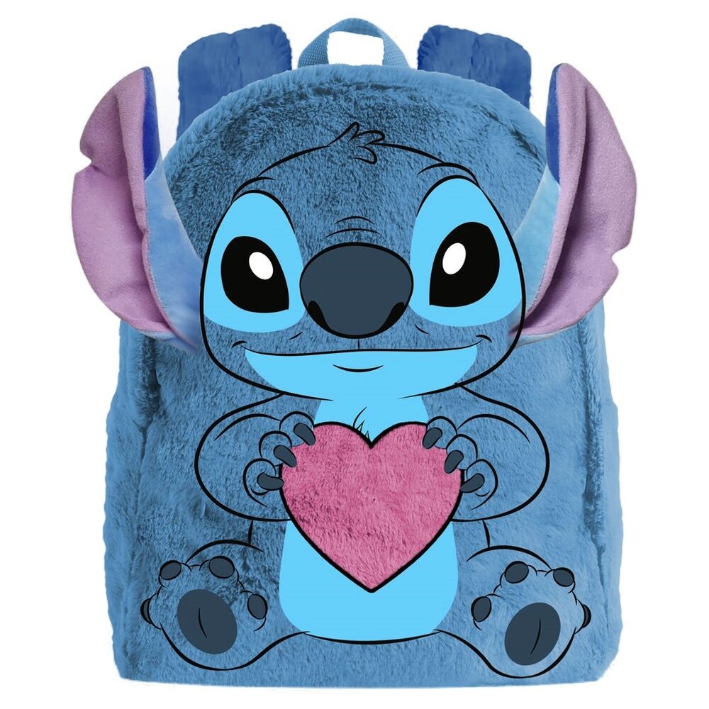 Mochila Pré-Escolar Coração Stitch Disney