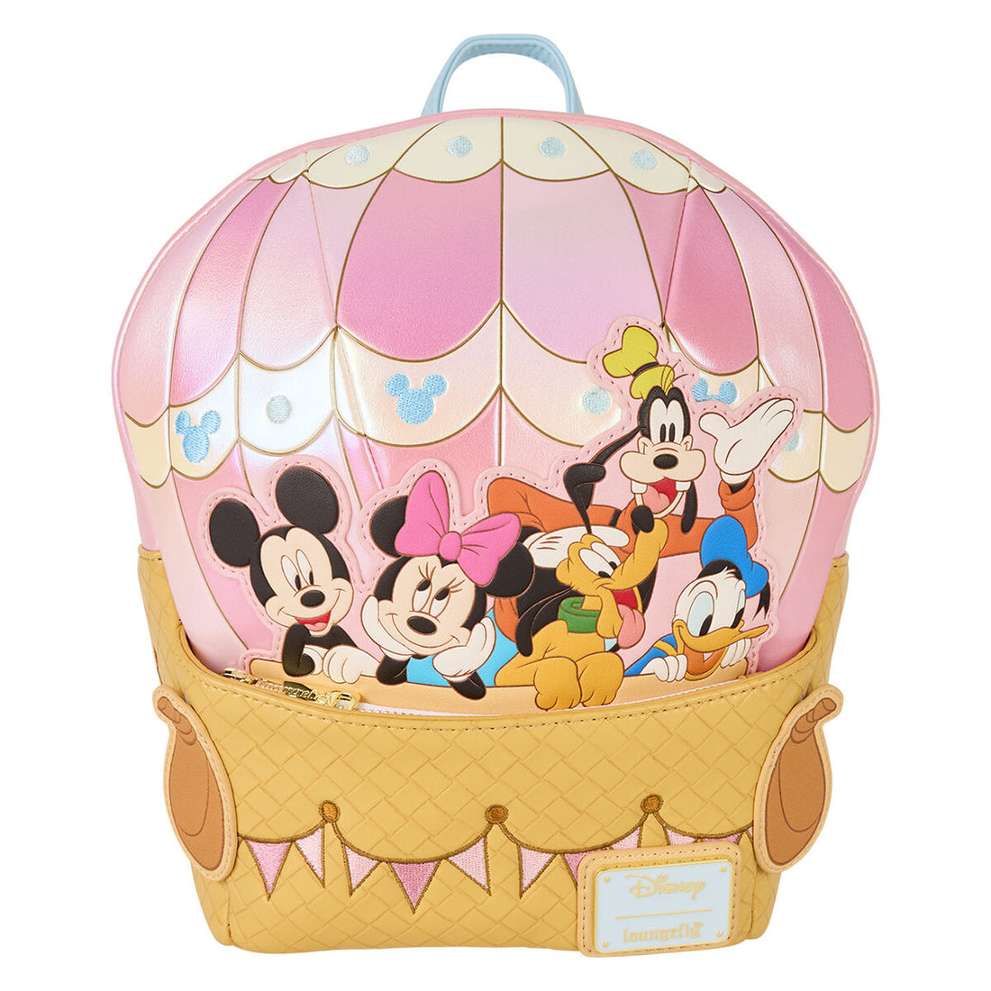 Mochila Shape Hot Air Balloon Mickey &amp; Friends Disney Loungefly 26cm