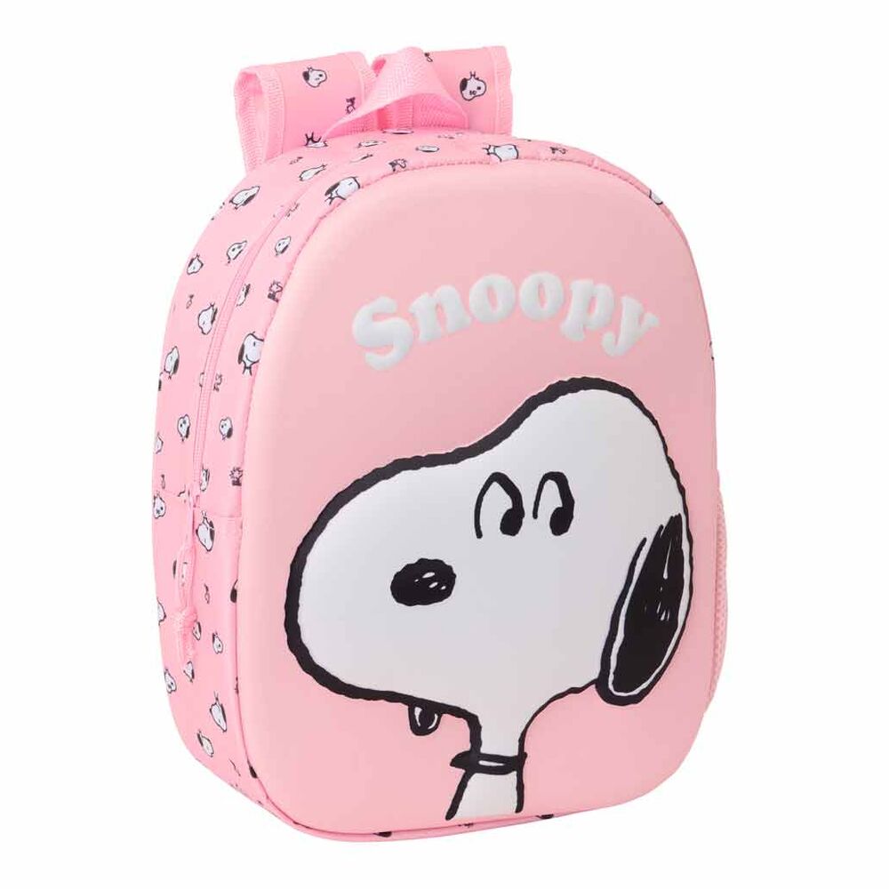 Mochila Pré-Escolar 3D Snoopy 33cm