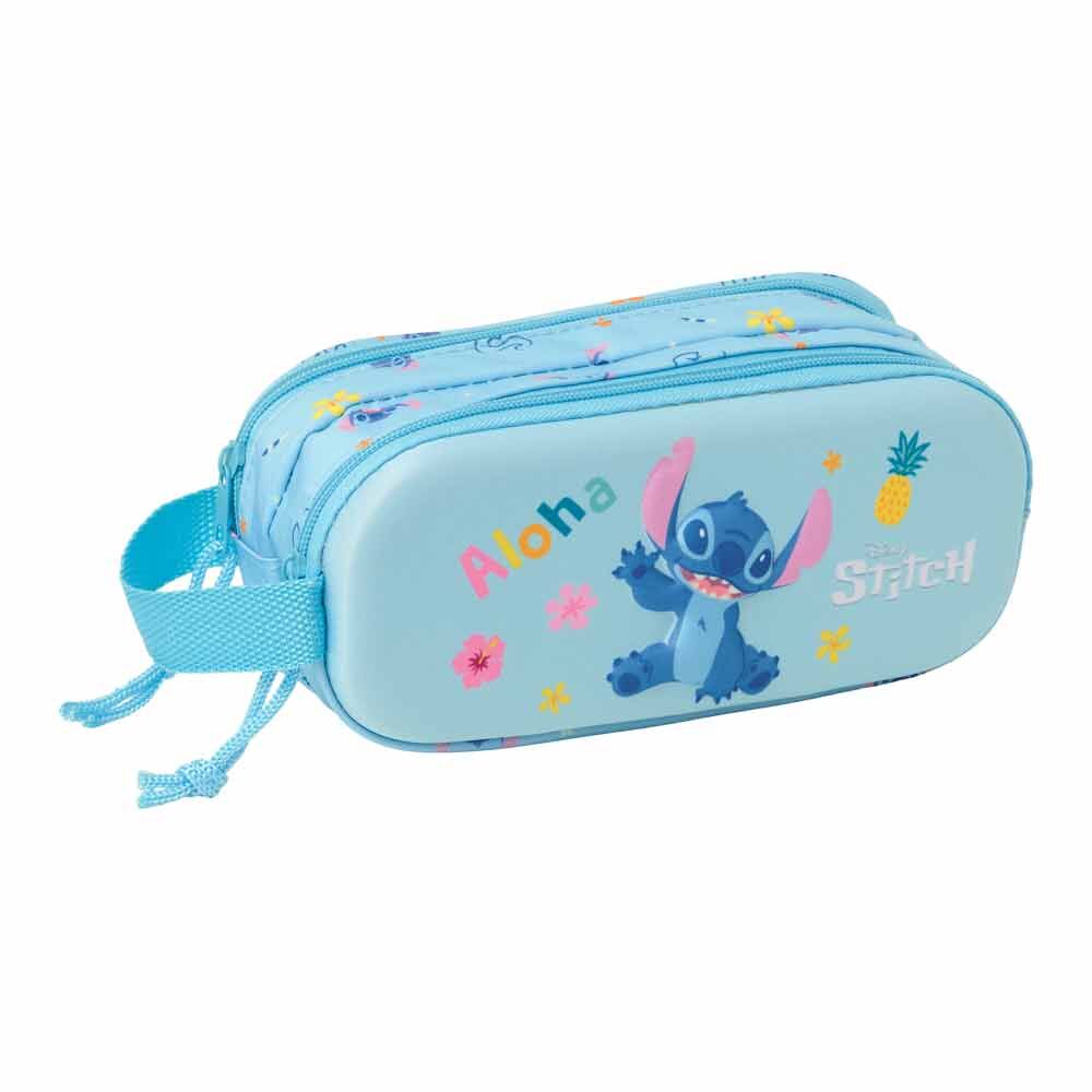 Estojo Duplo 3D Stitch Disney
