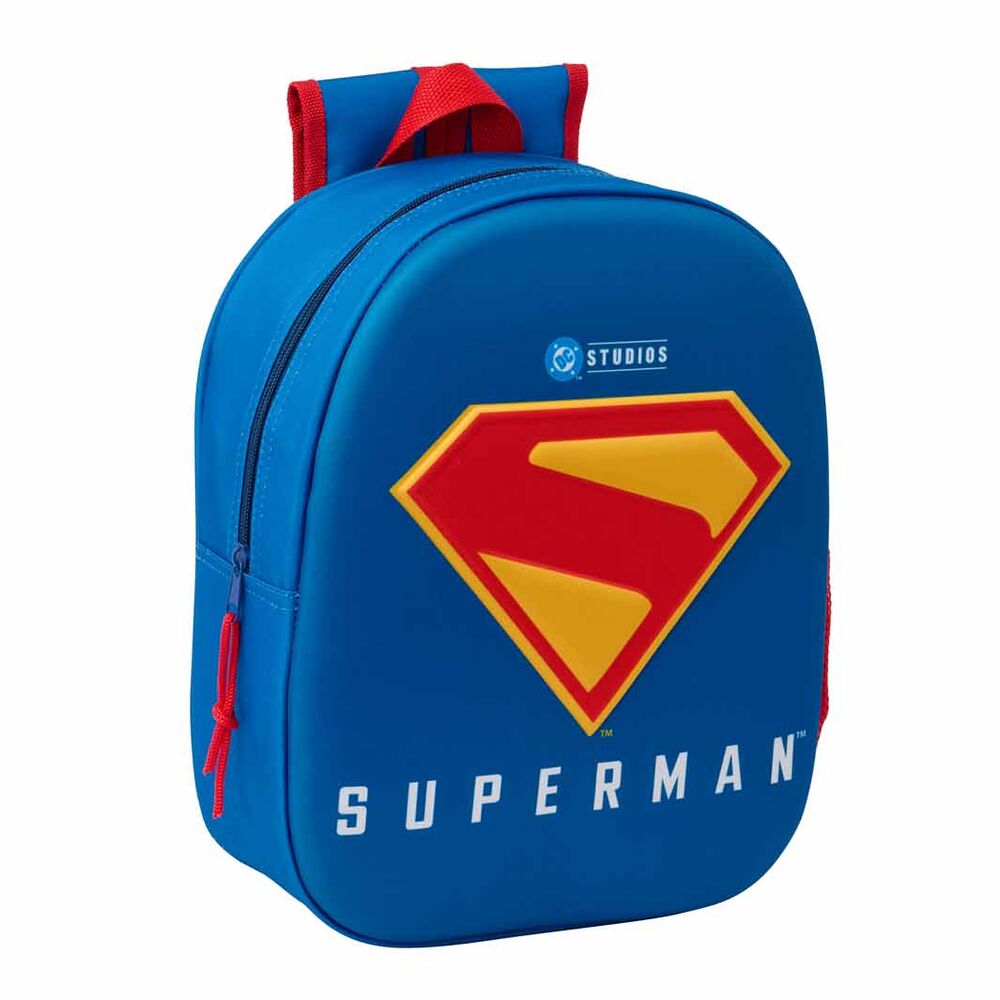 Mochila Pré-Escolar 3D Superman DC Comics 33cm