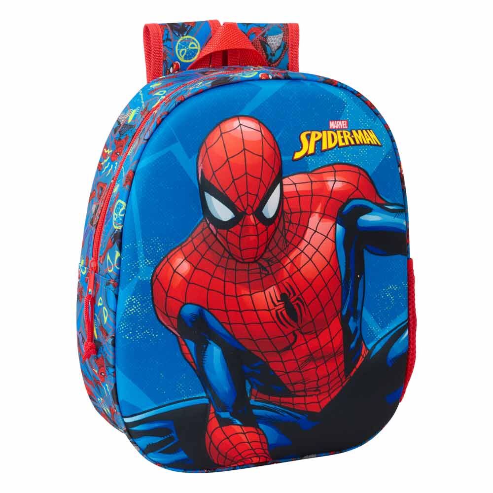 Mochila Pré-Escolar 3D Spiderman Disney 33cm