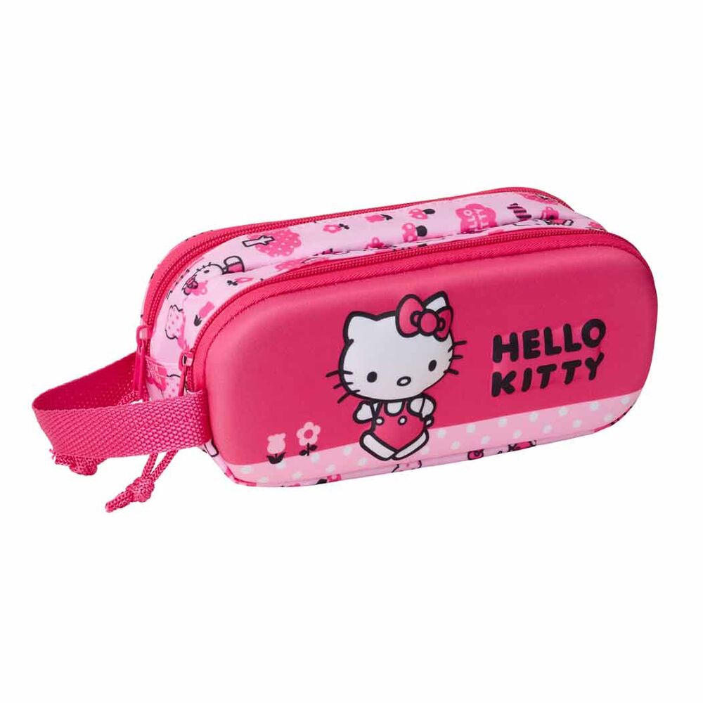Estojo Duplo 3D Hello Kitty