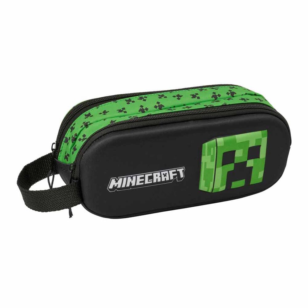 Estojo Duplo 3D Minecraft