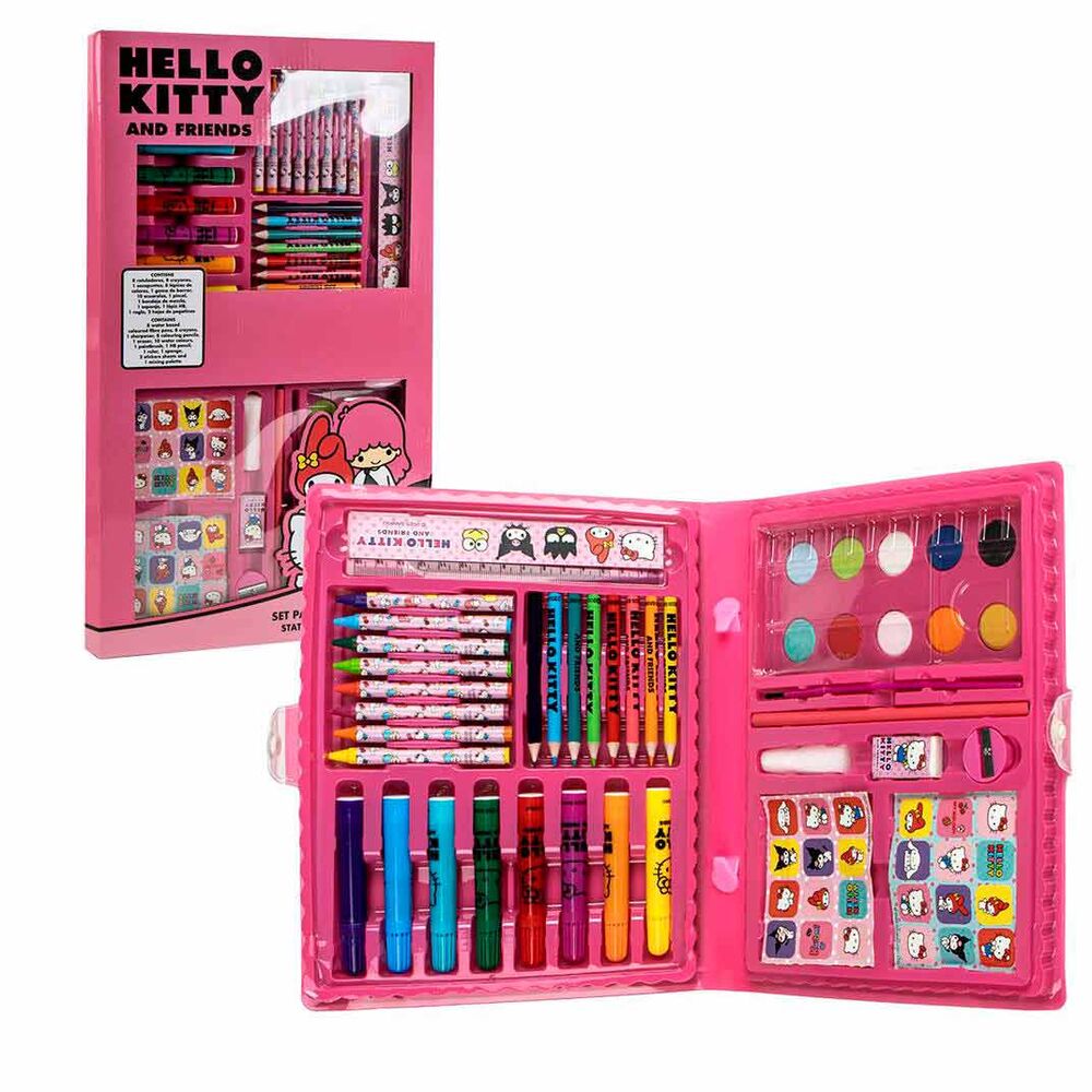 Conjunto de Papelaria Hello Kitty
