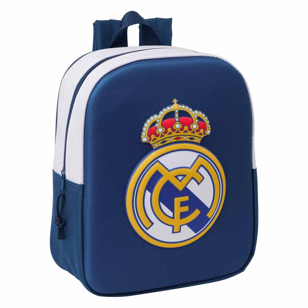 Mochila Pré-Escolar 3D Real Madrid 27cm