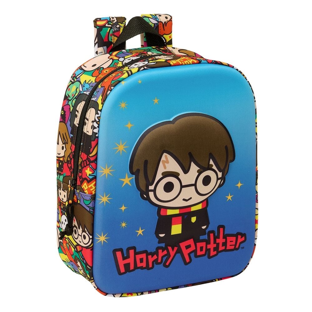 Mochila Creche 3D Harry Potter 27cm
