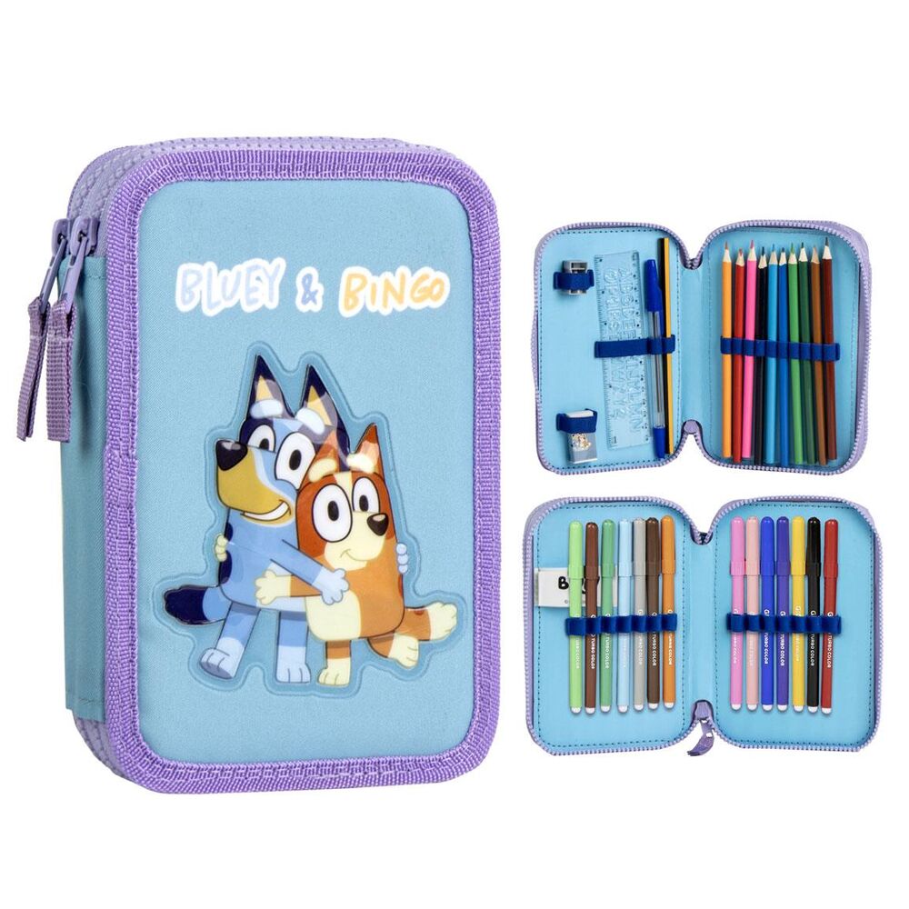 Estojo Duplo Bluey