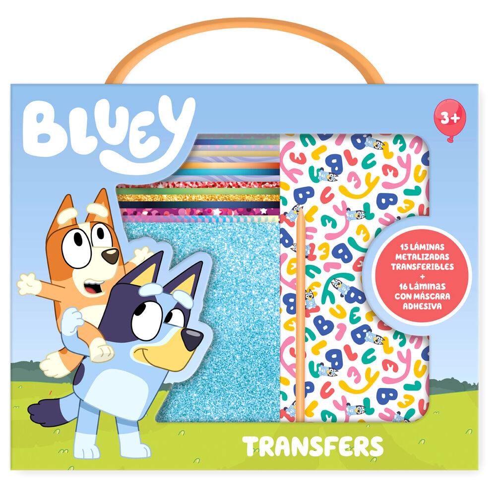Set de Papelaria Transfers Bluey