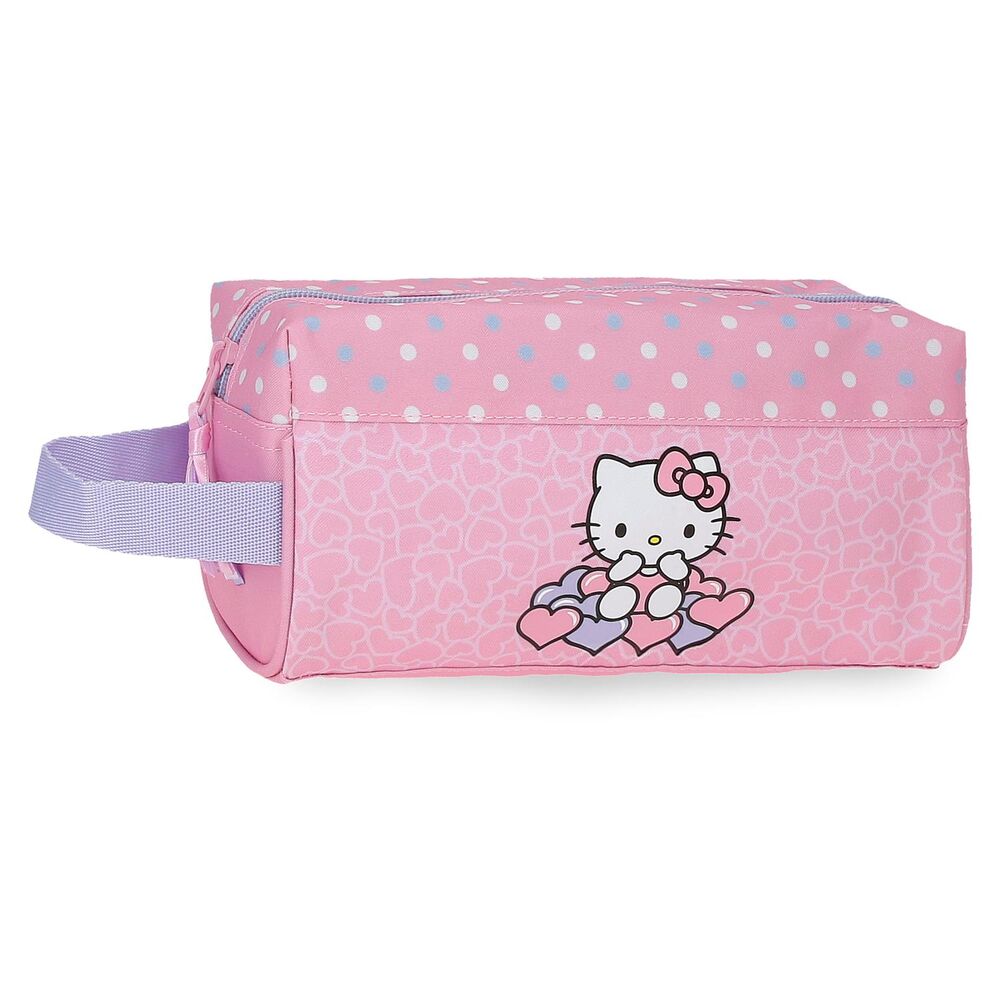 Bolsa Necessaire Hearts Dots Hello Kitty