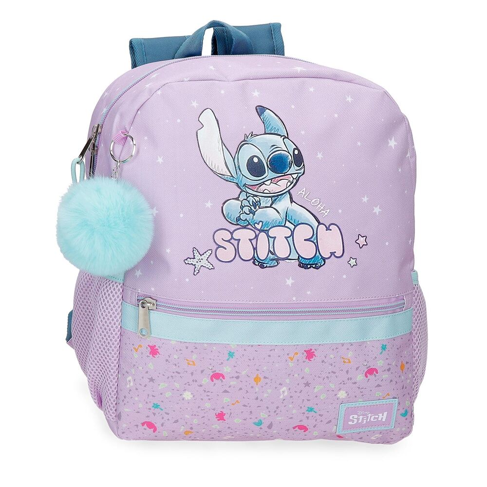 Mochila Pré-Escolar Lovely Stitch Disney 33cm