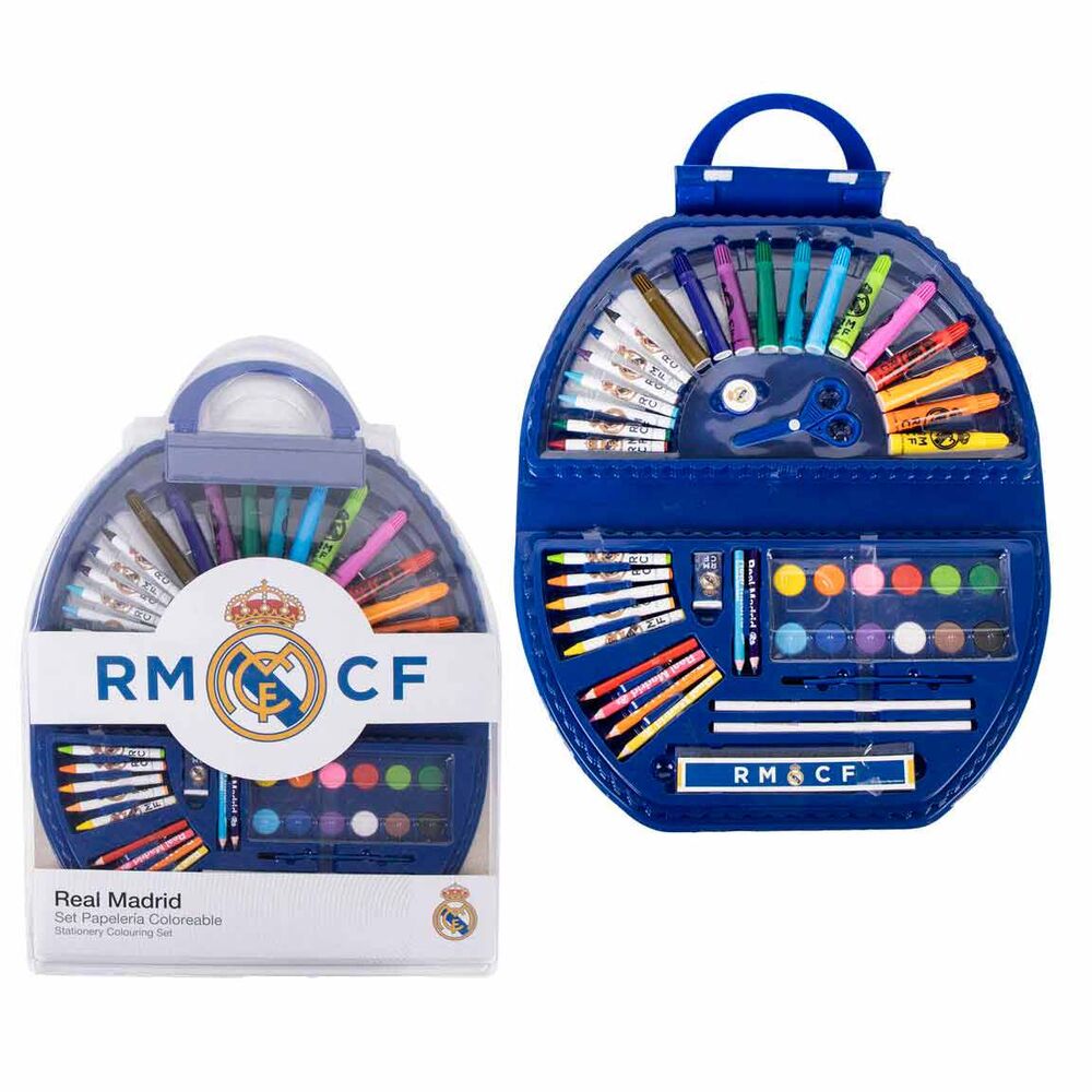 Set Papelaria Real Madrid 50pcs
