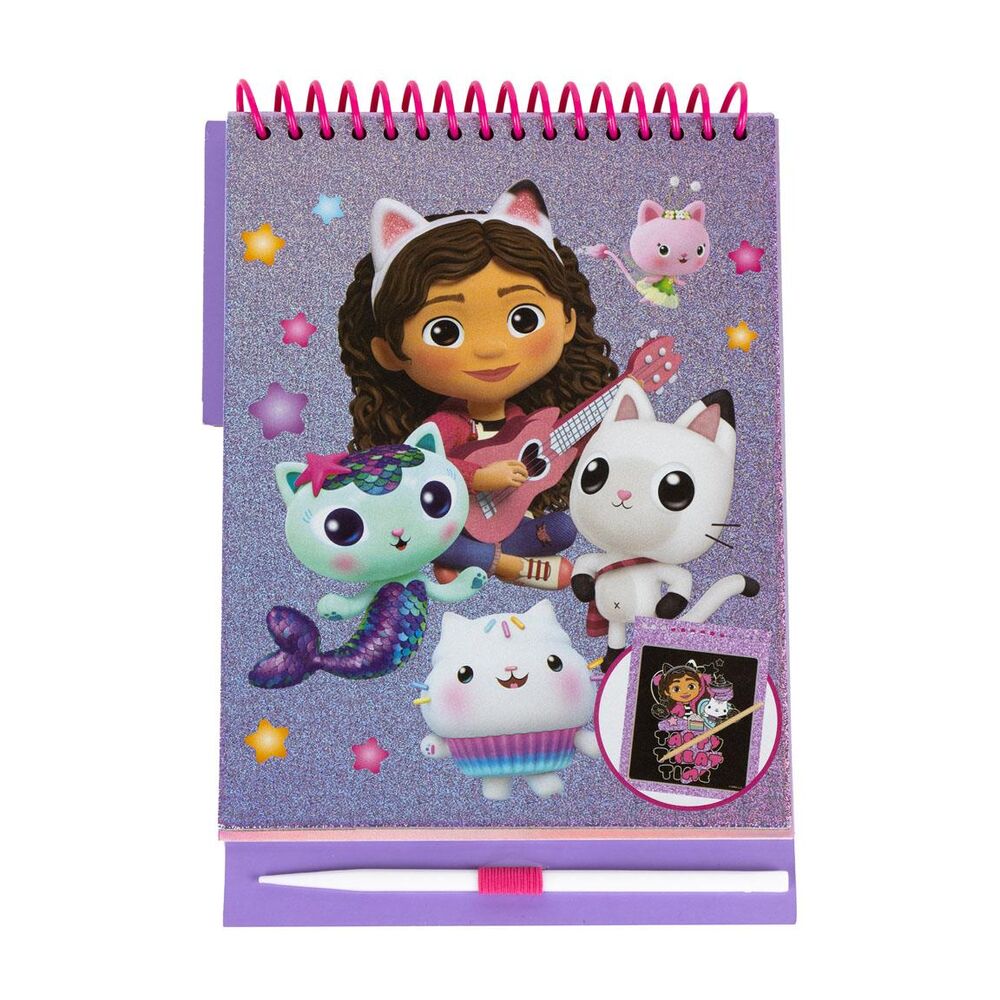 Set de Papeleria Scratch A casa das Bonecas Gabby
