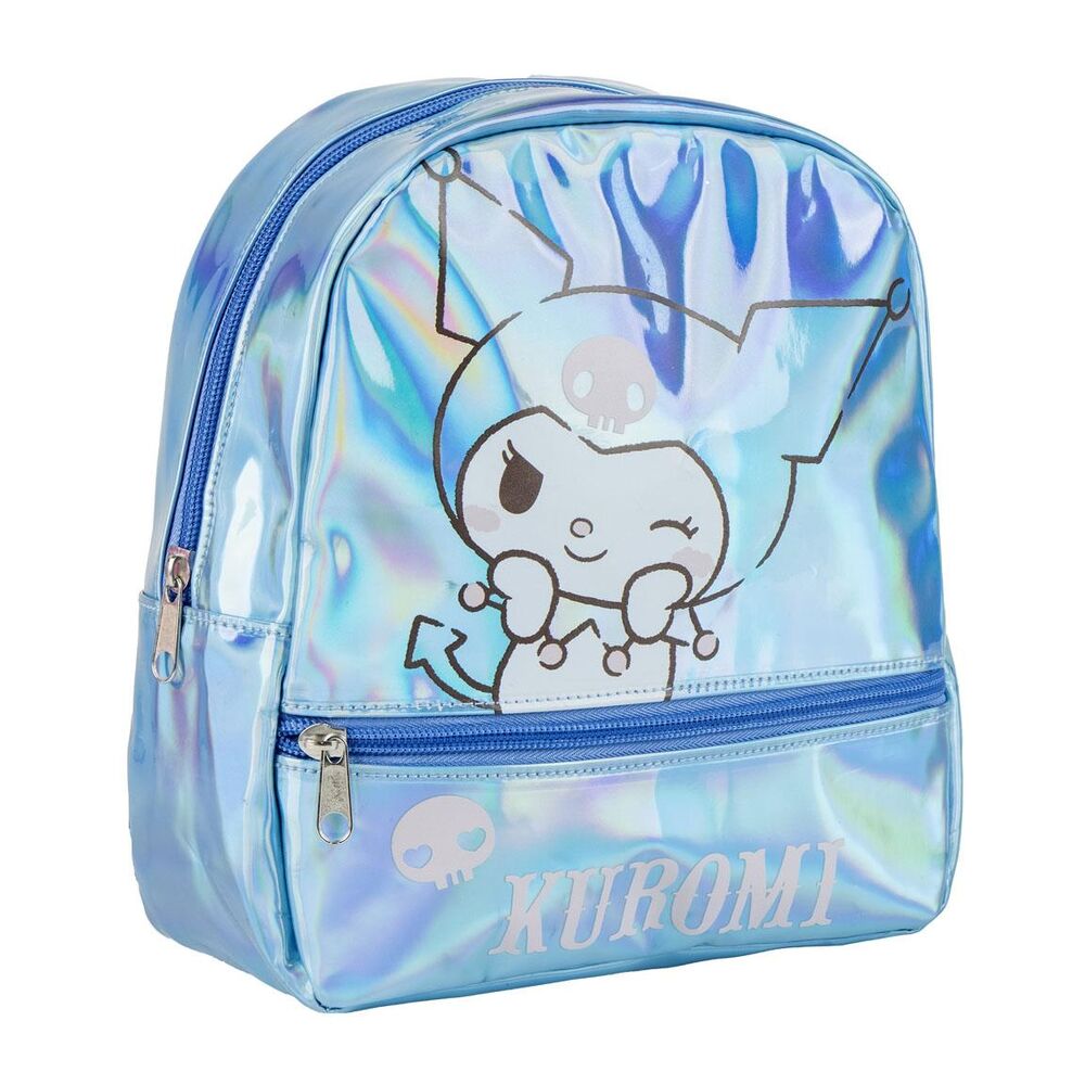 Mochila Pré-Escolar Casual Kuromi Hello Kitty 23cm