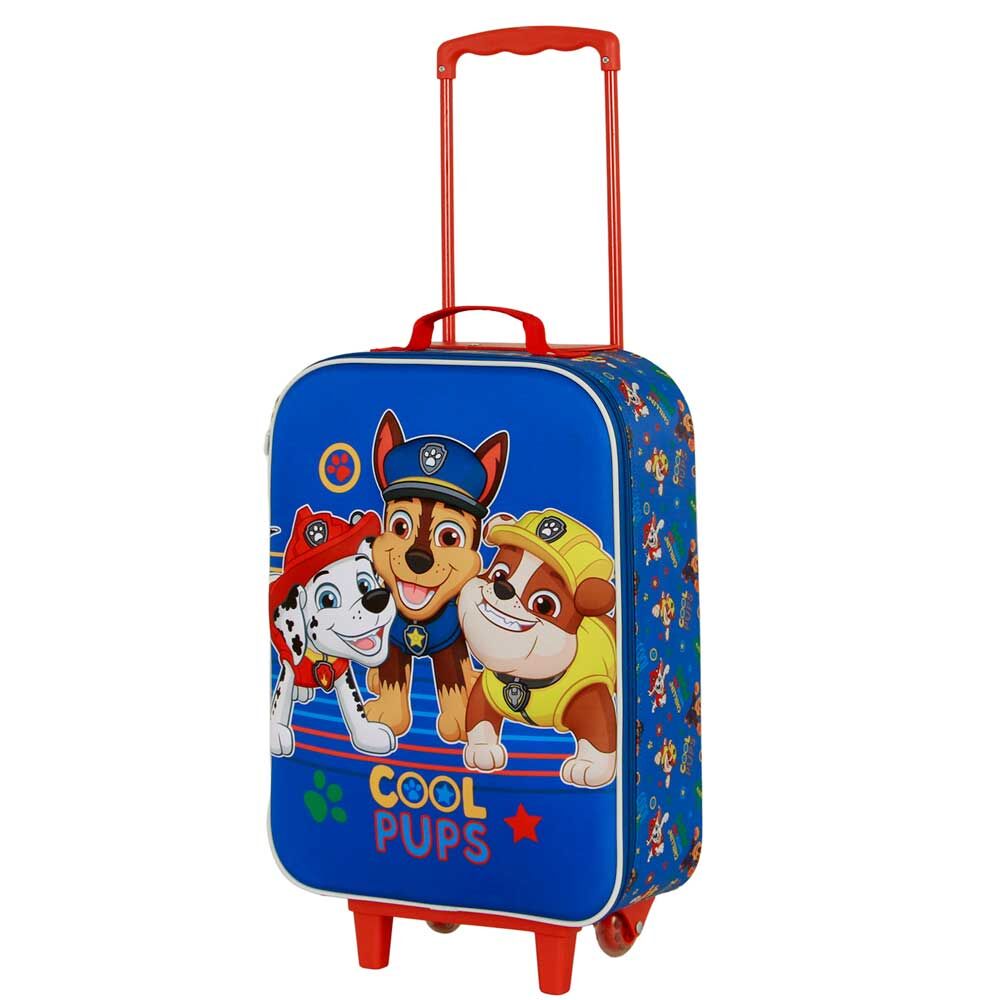 Mala de Viagem Trolley 3D 52cm Cool Patrulha Pata