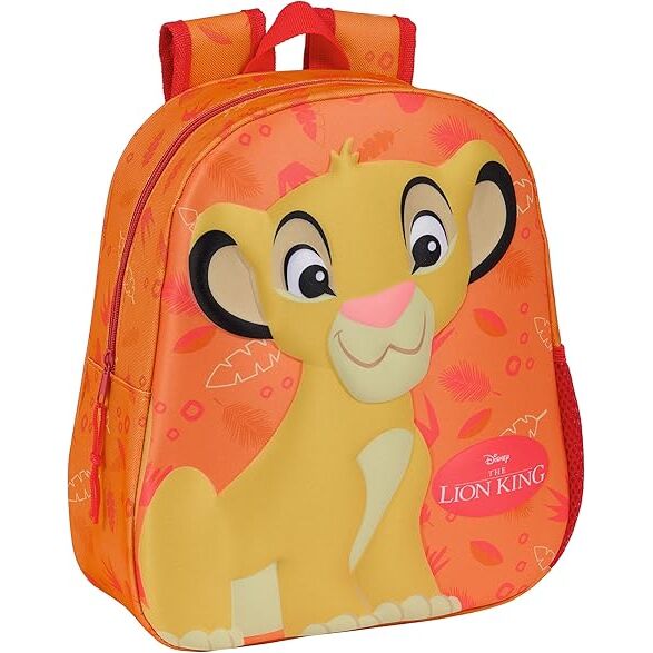 Mochila Pré-Escolar 3D Rei Leão Disney 33cm