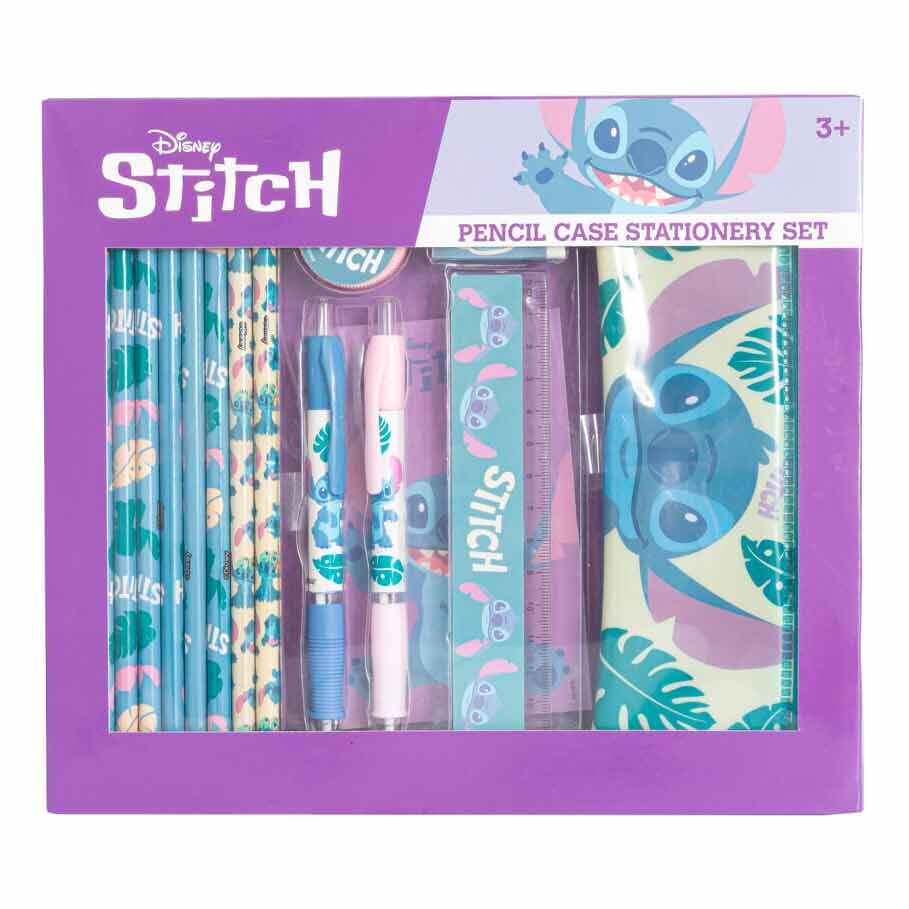 Ser de Papelaria Stitch Disney 14pcs