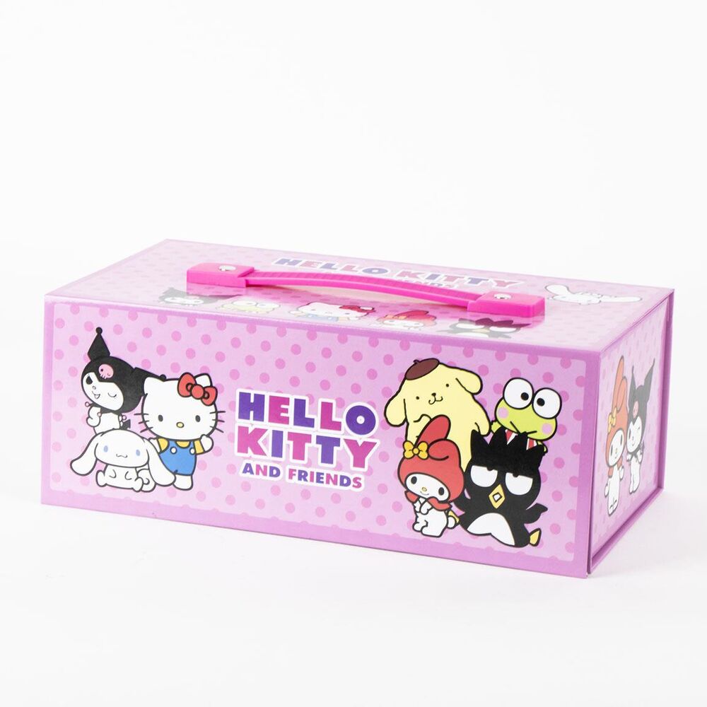 Set de Papelaria Mala de Colorir Hello Kitty