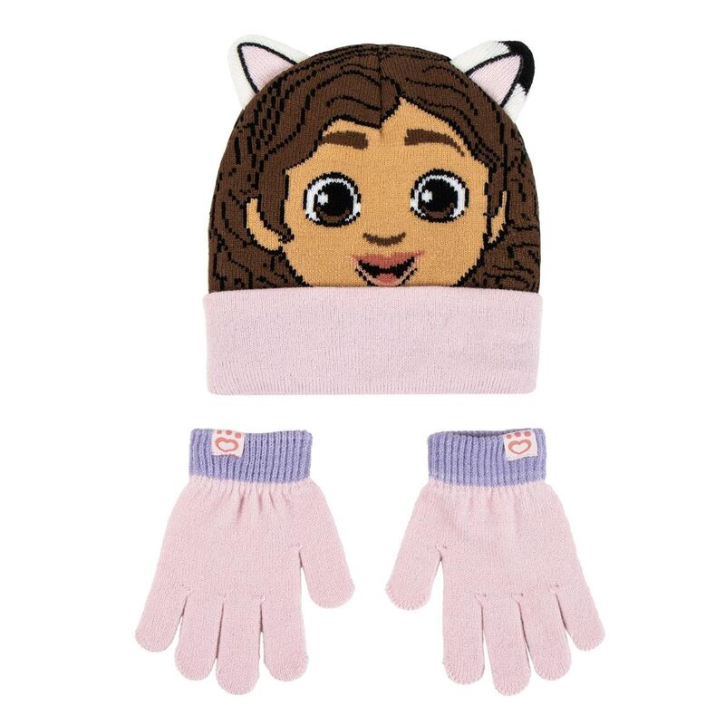 Conjunto de Gorro e Luvas Gabby Dollhouse