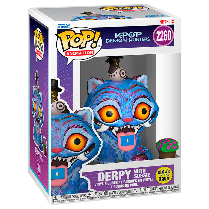 Figura POP Kpop Demon Hunters Derpy com Sussie Glow