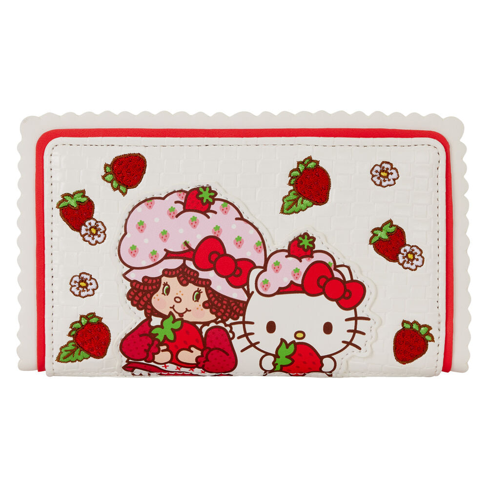 Carteira Shortcake Scented Hello Kitty &amp; Friends x Strawberry Loungefly