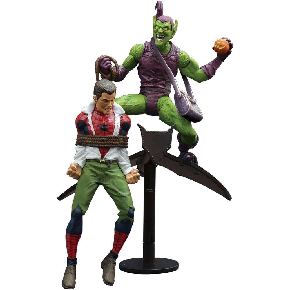 Figuras Duende Verde &amp; Peter Parker Marvel Select 15cm