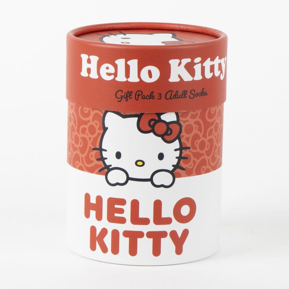 Set de 3 Meias Hello Kitty Adulto