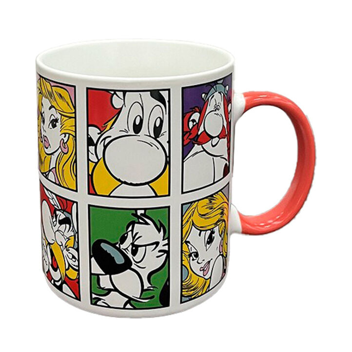 Caneca com retratos de Asterix 300ml