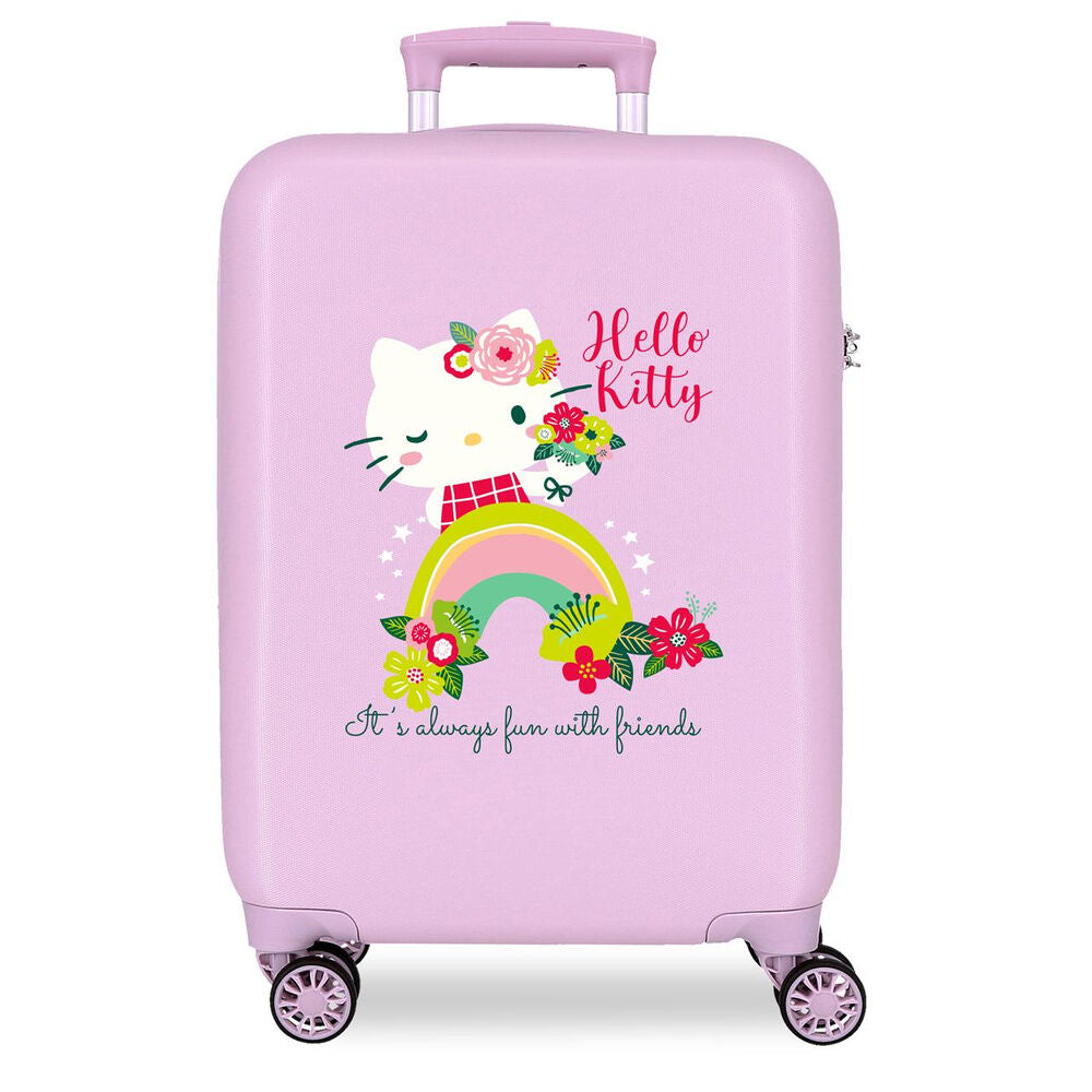 Mala Trolley de Viagem ABS Always Fun With Friends Hello Kitty 55cm