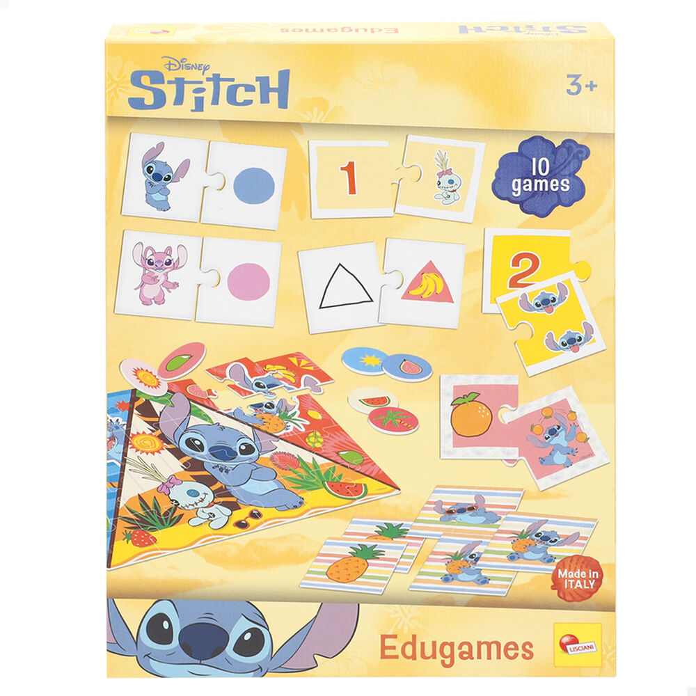 Jogo Educativo 10 em 1 Stitch Disney