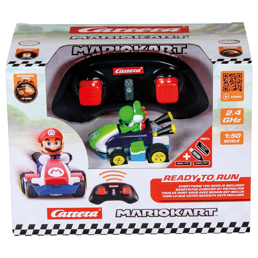 Carro Rádio Control Yoshi Mario Kart