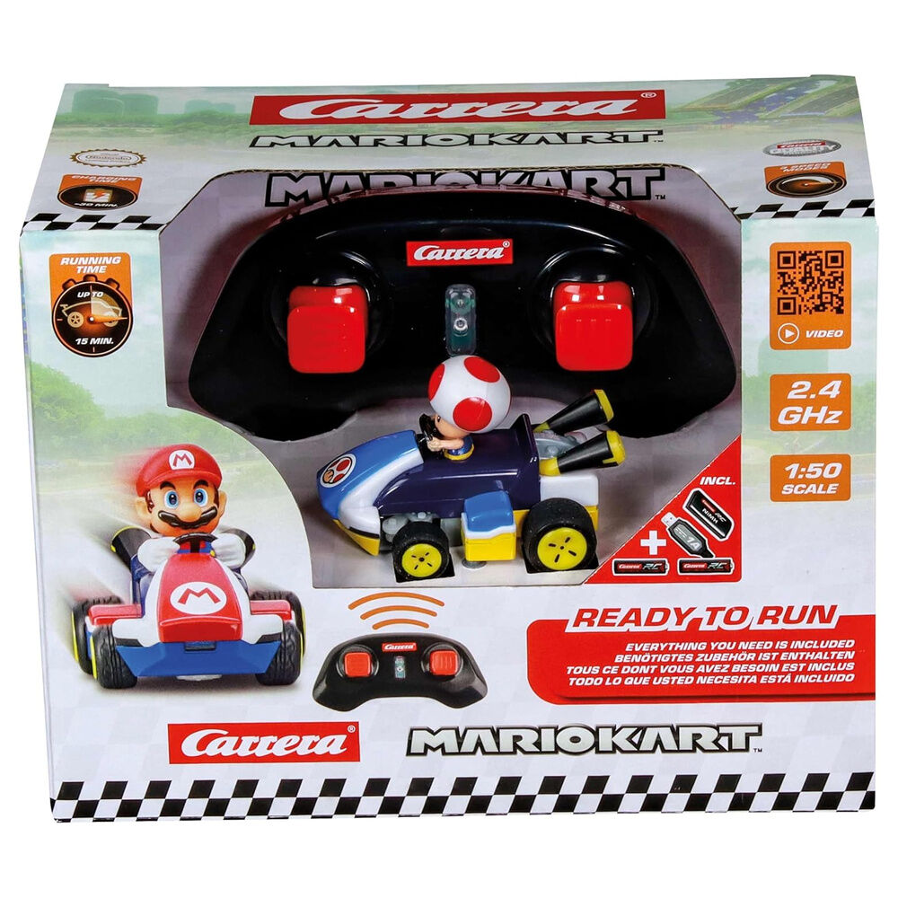 Carro Rádio Control Toad Mario Kart