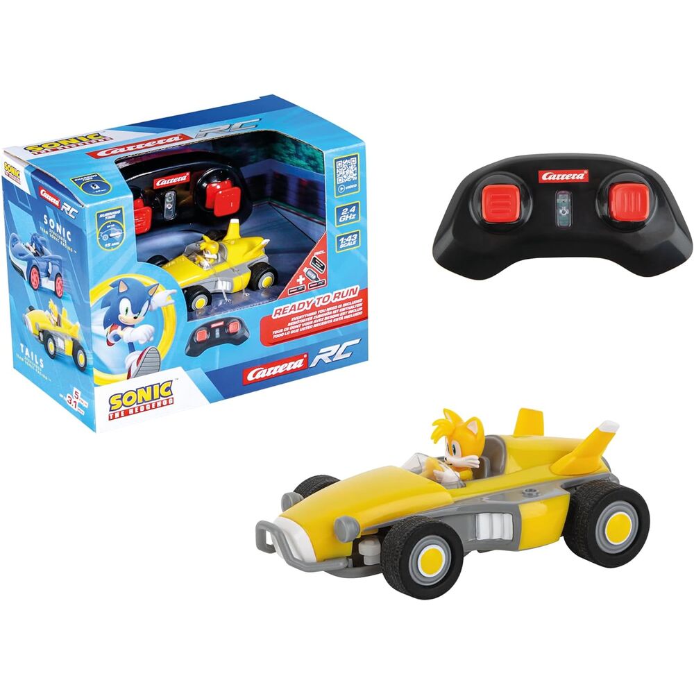 Carro Rádio Control Tails Racing RC Sonic the Hedgehog