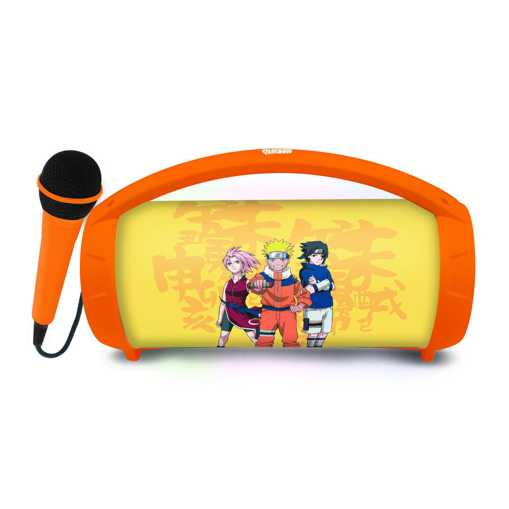 Coluna com Microfone Bluetooth Naruto