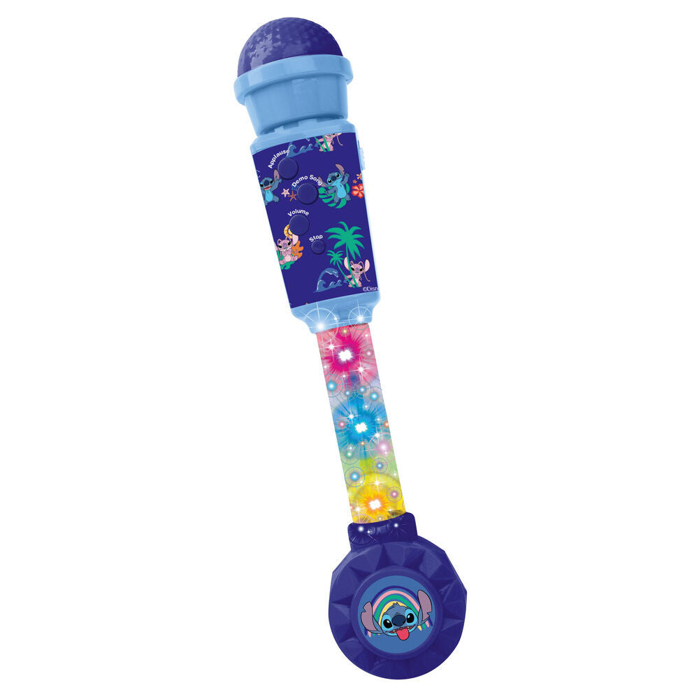 Microfone Luminoso Stitch Disney