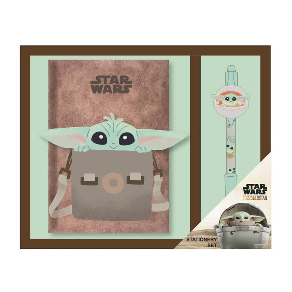 Set de Papelaria The Mandalorian Grogu Star Wars