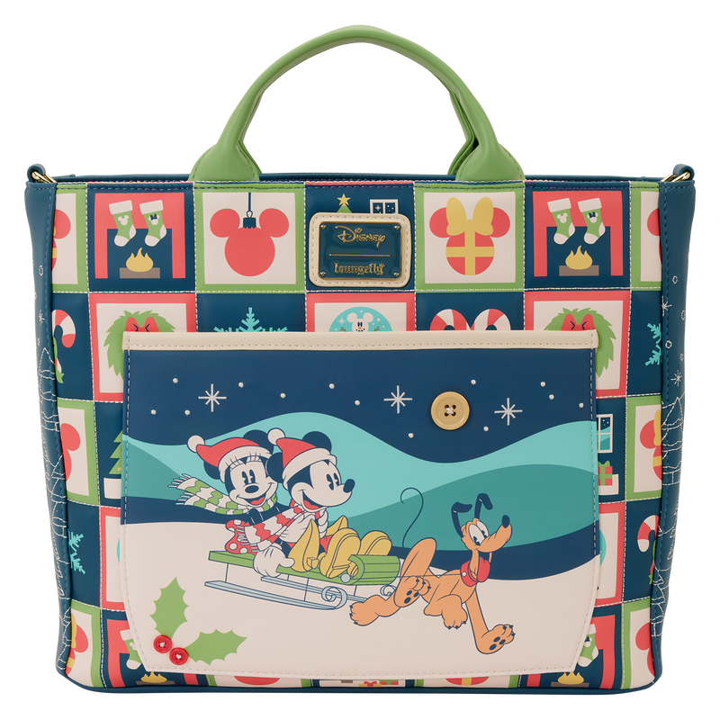 Bolsa Mickey &amp; Minnie Holiday Disney Loungefly