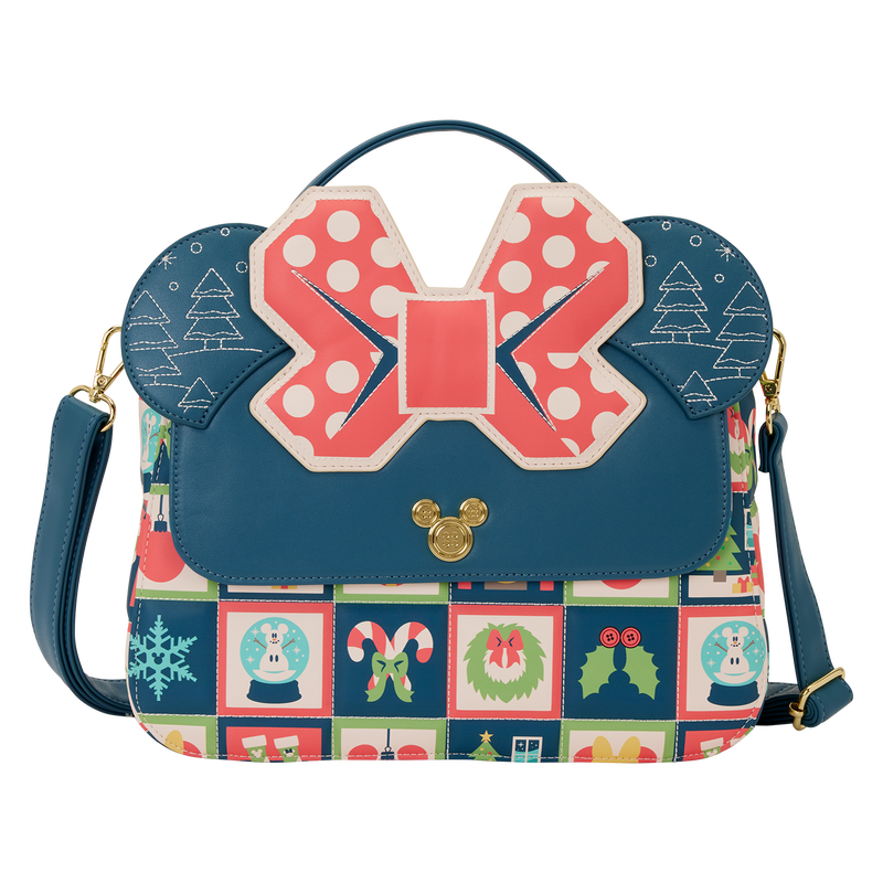 Bolsa Bandolera Mickey Holiday Disney Loungefly