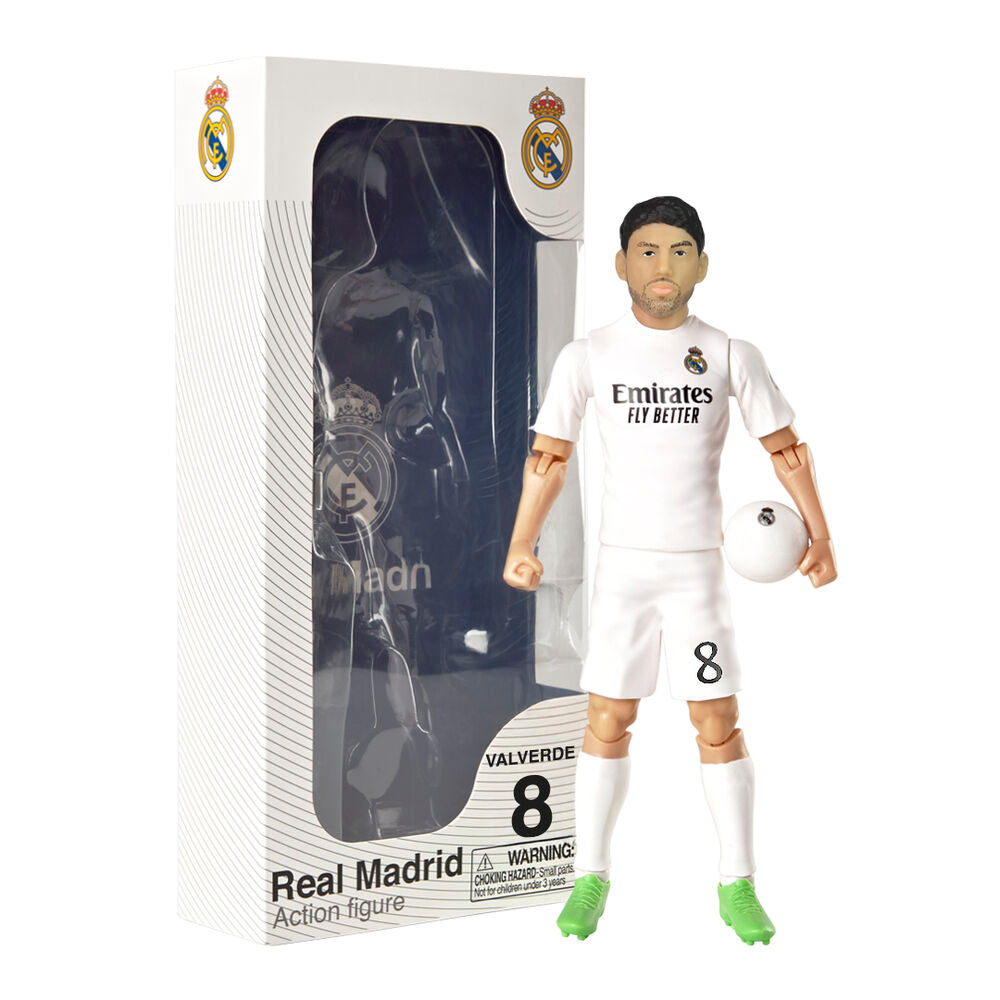 Figura Action Futebol Federico Valverde Real Madrid 20cm