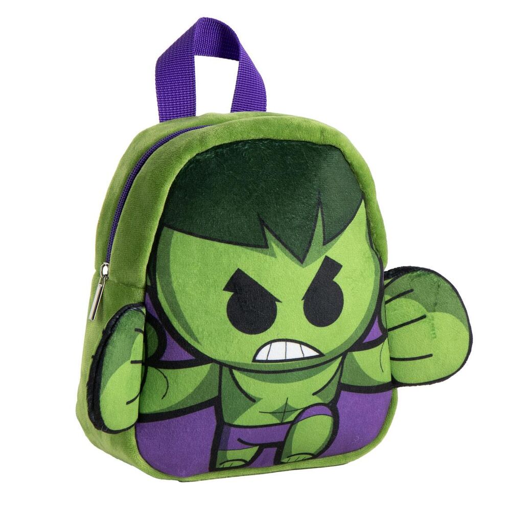 Mochila Pré-Escolar Hulk Marvel 22cm