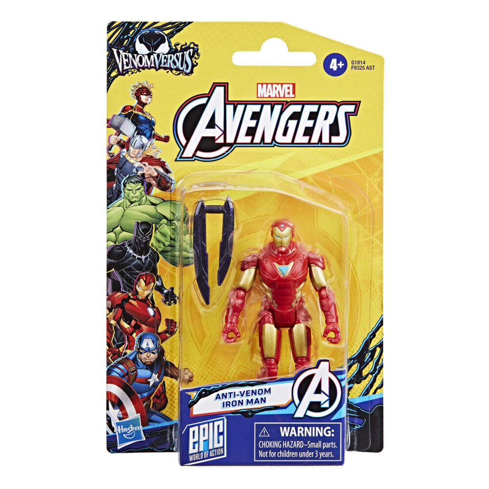 Figura Iron Man Anti- Venom Avengers Marvel 10cm
