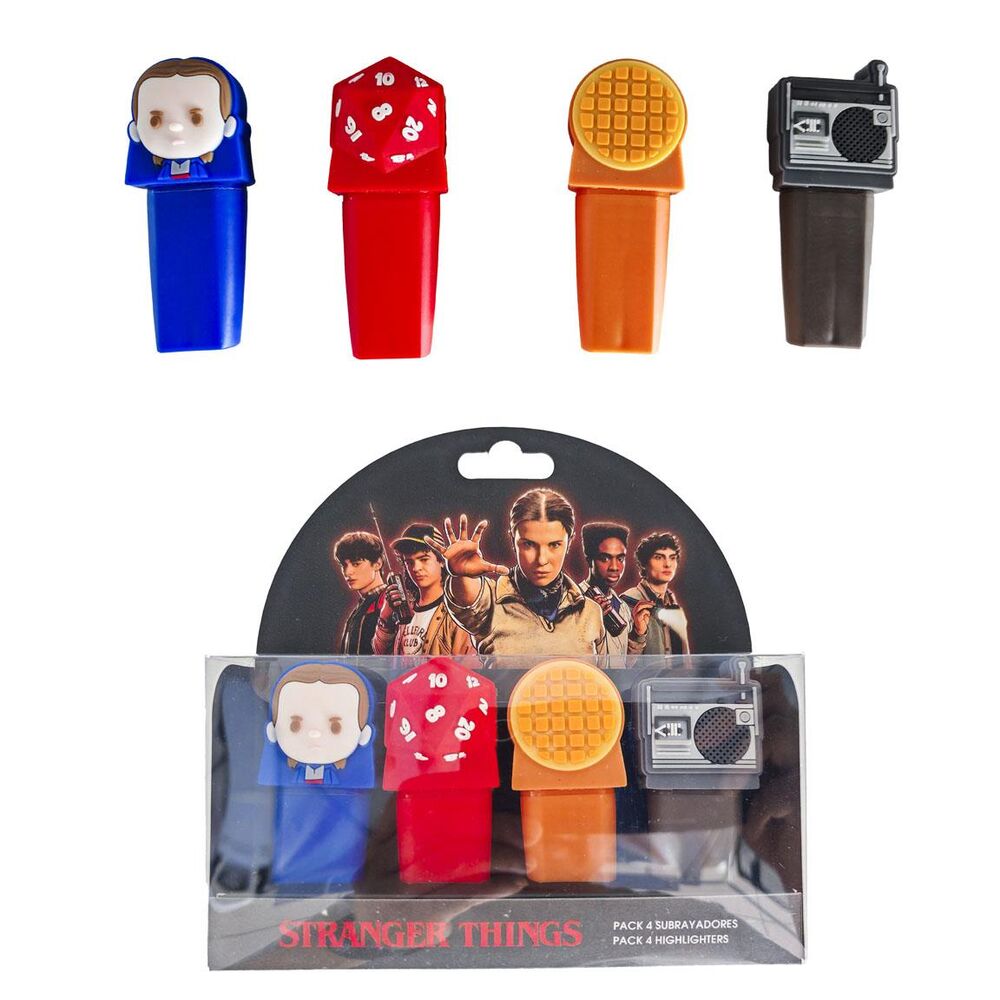 Set 4 Marcadores Stranger Things