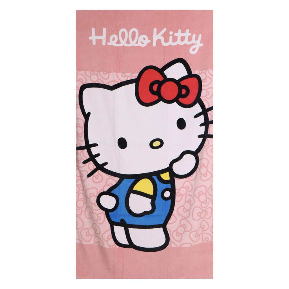 Toalha de Praia Algodão Hello Kitty