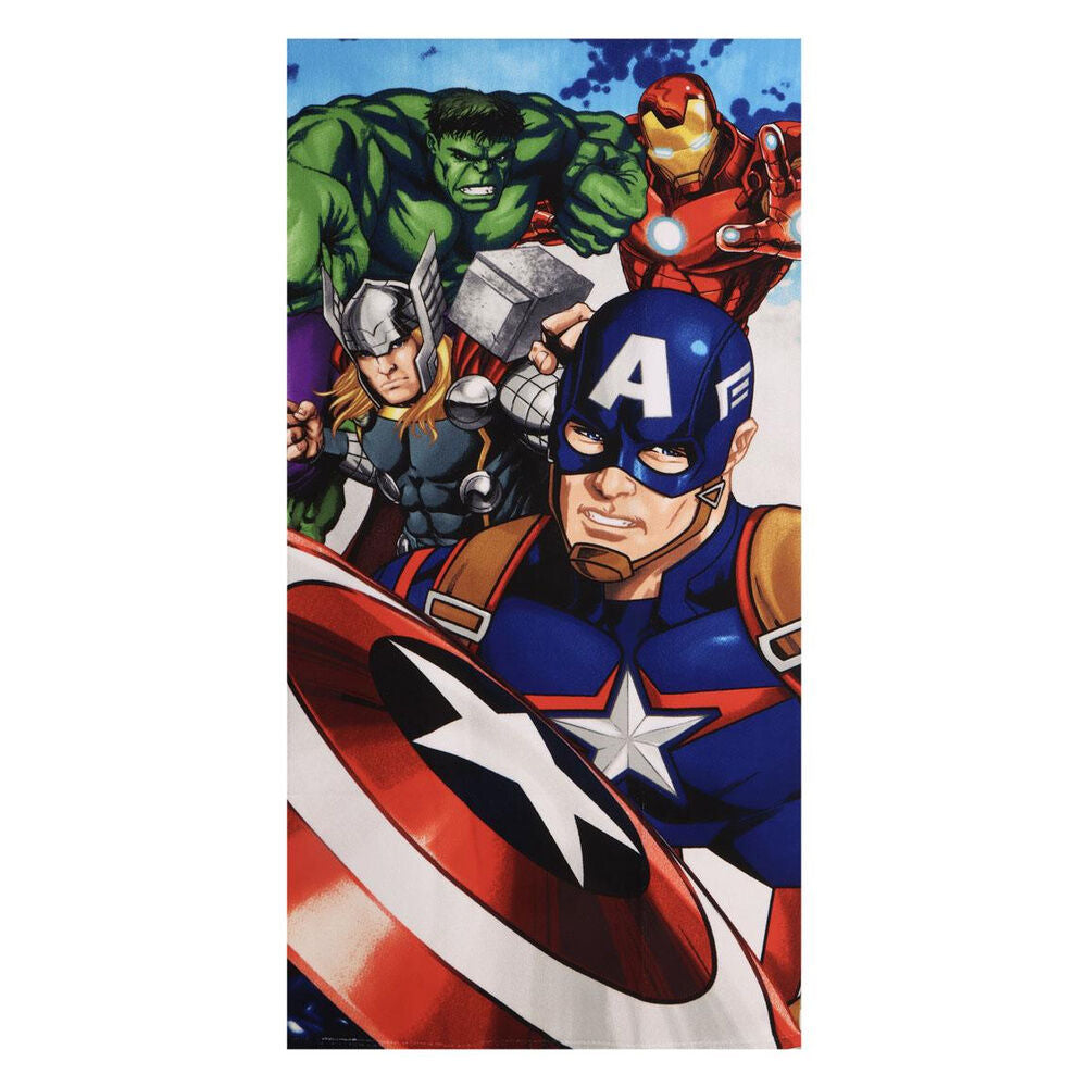 Toalha de Praia Microfibra Avengers Marvel