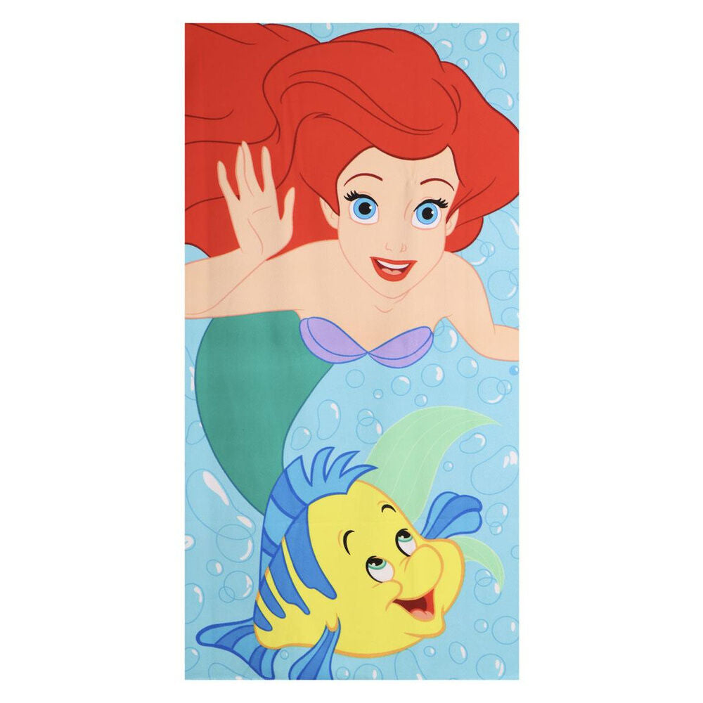 Toalha de Praia Microfibra The Little Mermaid Ariel Disney 70x140cm