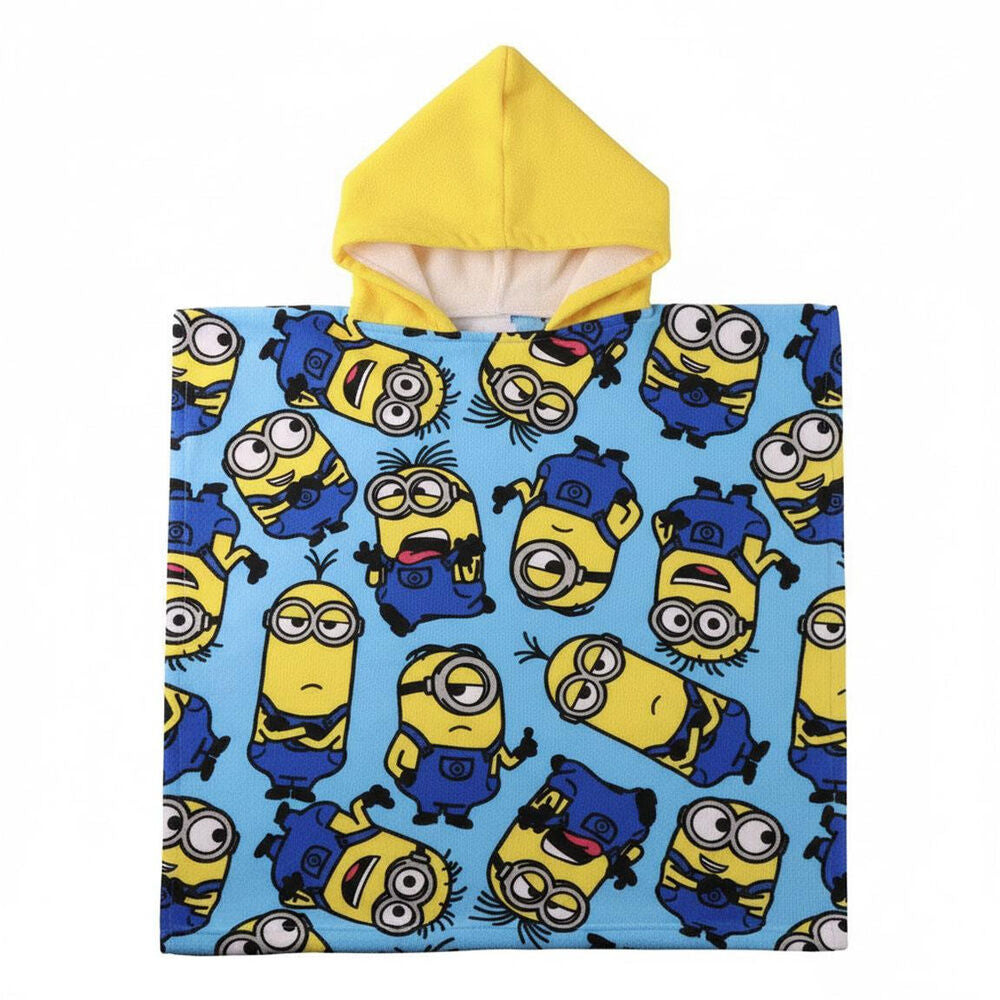 Poncho de Praia Microfibra Minions