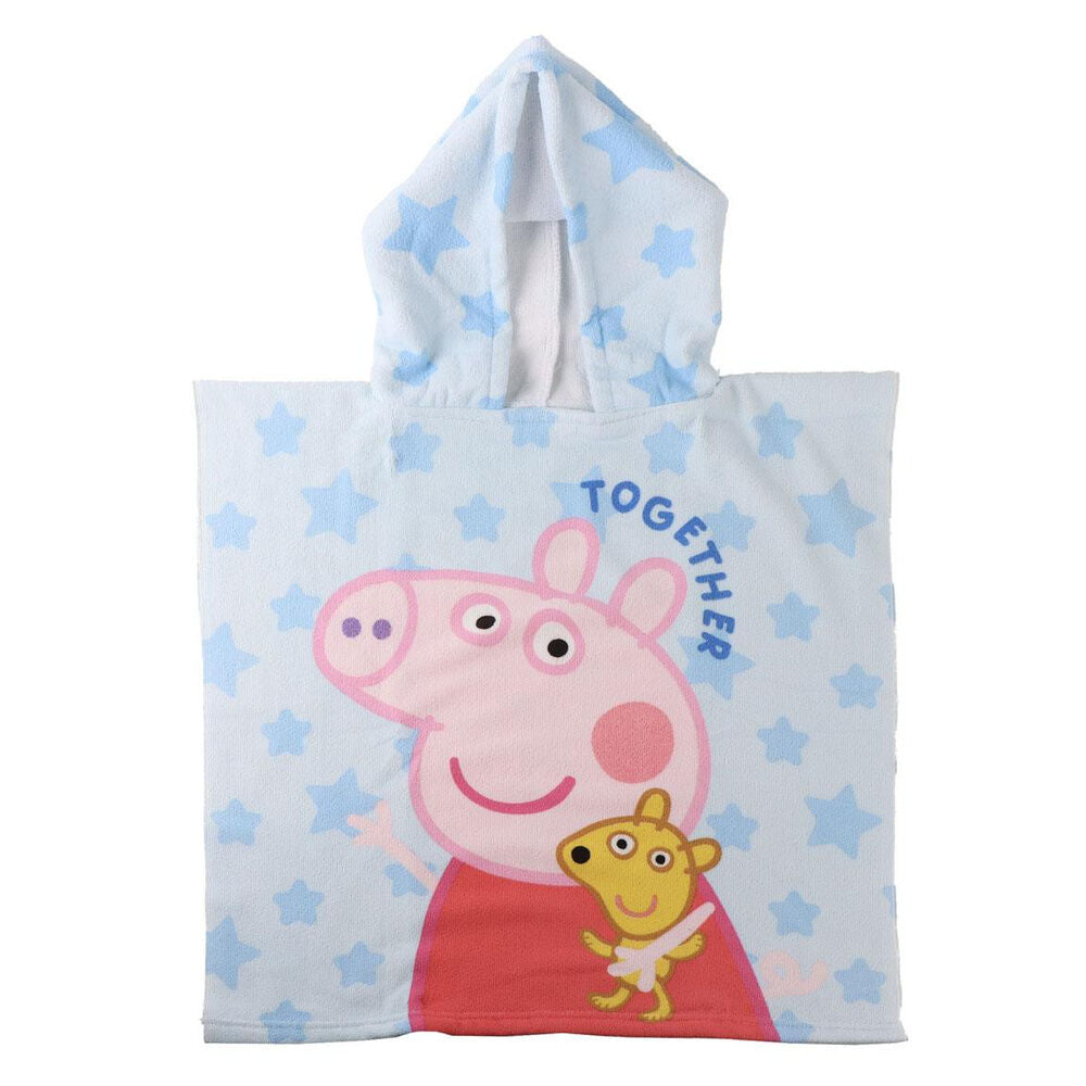 Poncho de Praia Microfibra Peppa Pig