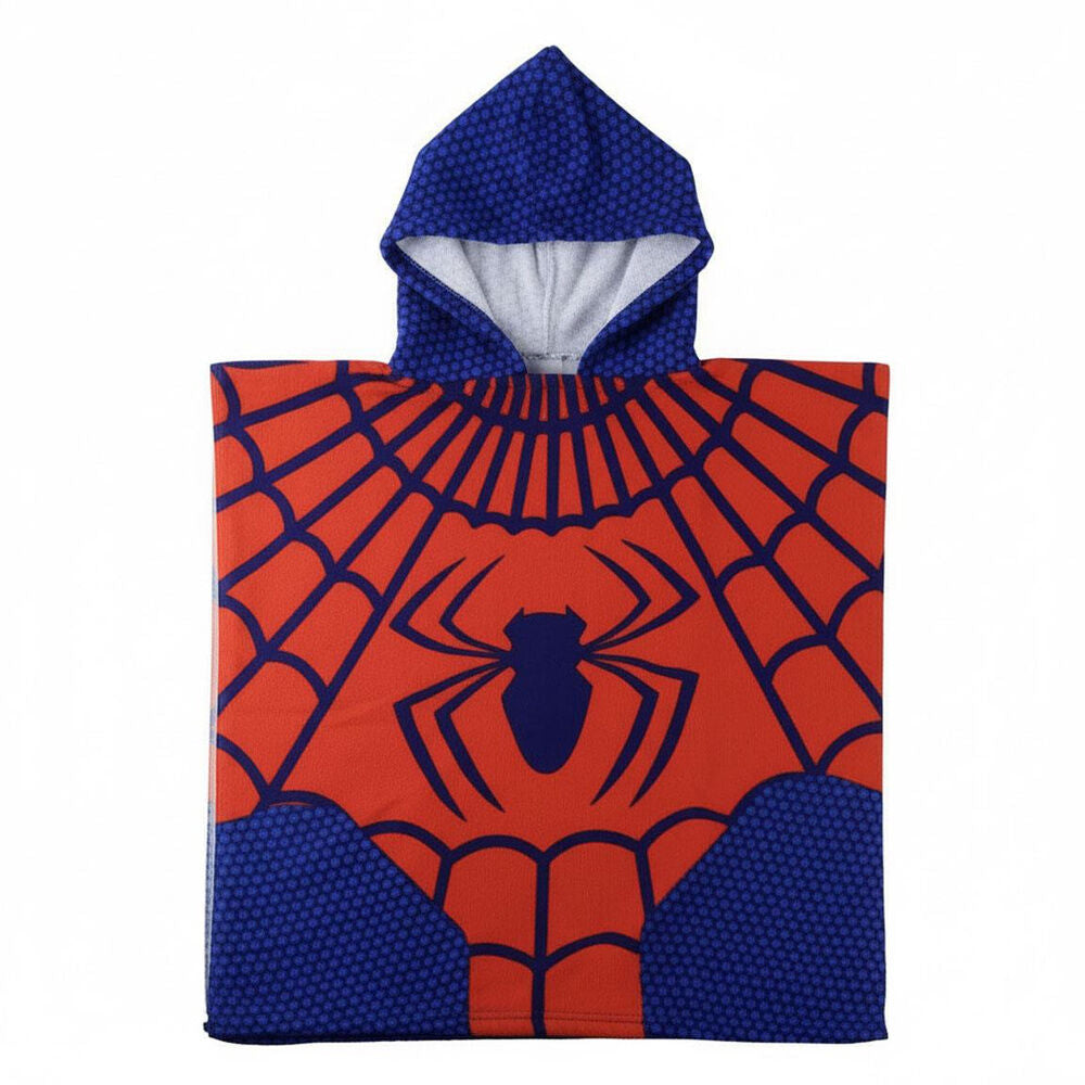 Poncho de Praia Microfibra Spiderman Marvel