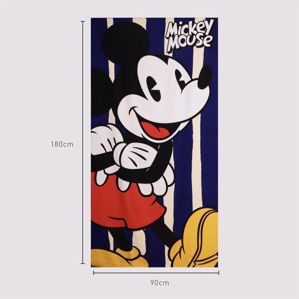 Toalha de Praia Microfibra Mickey Disney