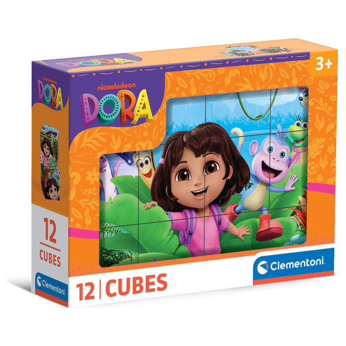 Puzzle Cubo Dora, A Exploradora 12pcs